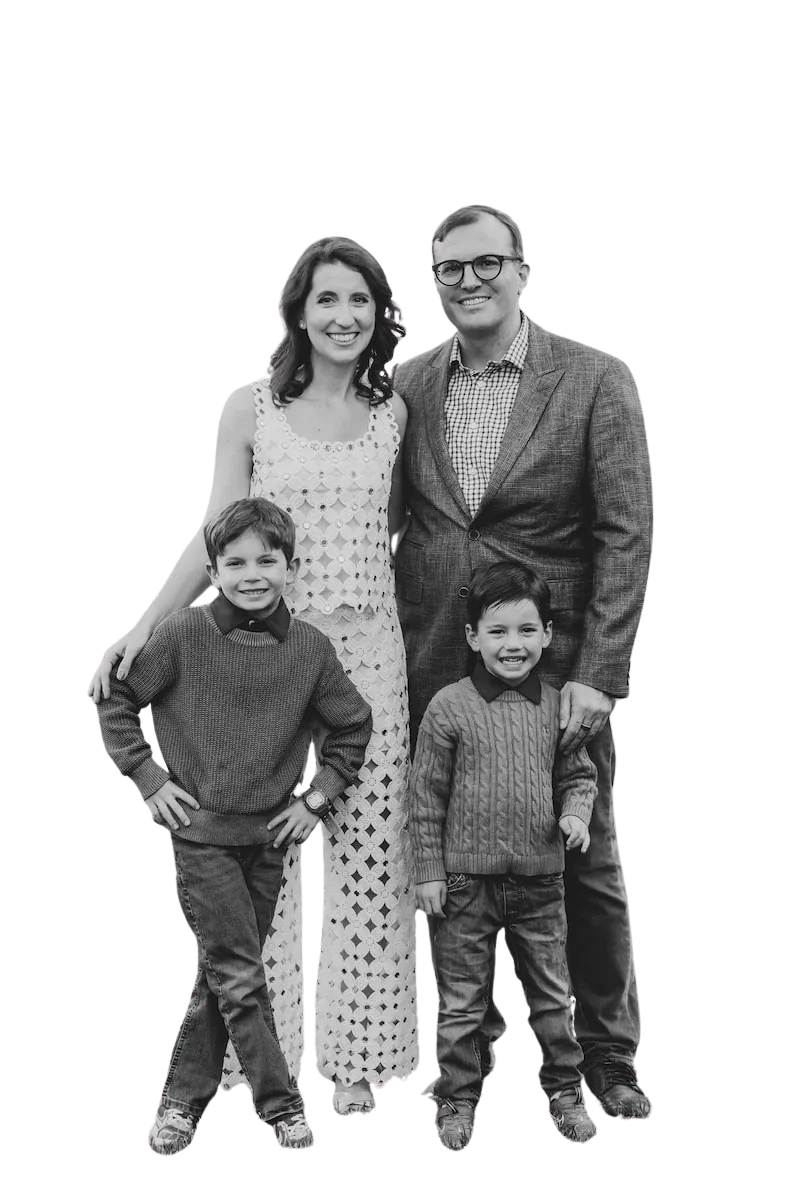 Gabriel Kaplan with his family